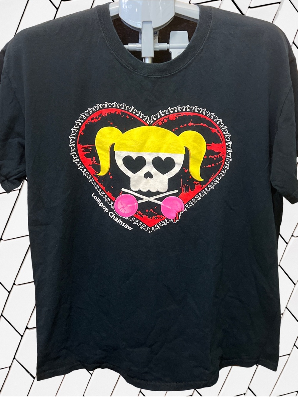 RARE VINTAGE 2012 Lollipop Chainsaw Video Game Promo Shirt Juliet Starling